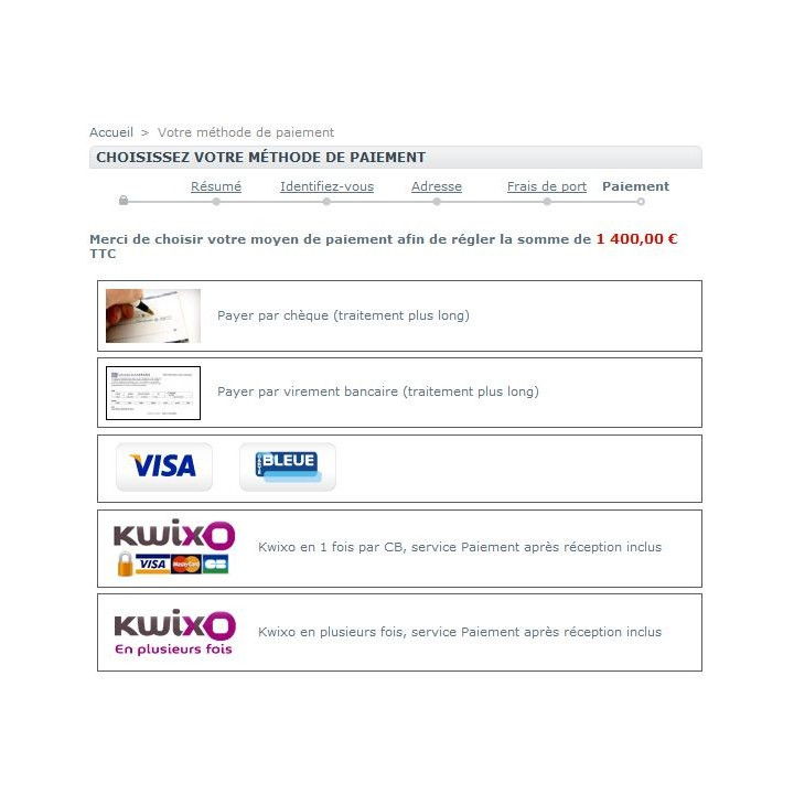 Fia-Net Receive And Pay : Prestashop payment module