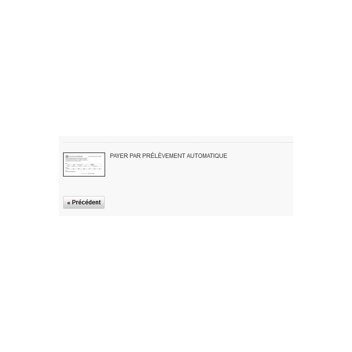 Module de prélèvement automatique Prestashop