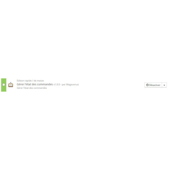 Module Prestashop pour changer le statut des commandes