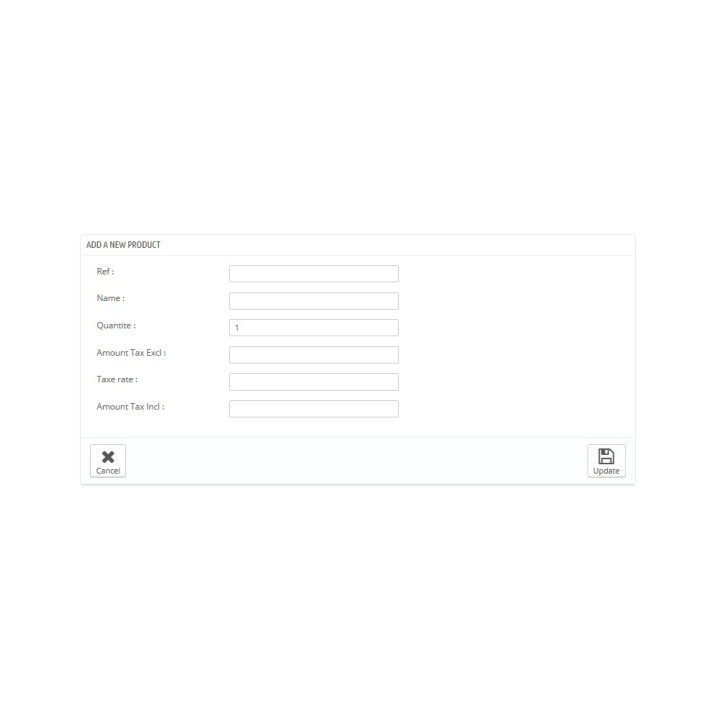 order add customized product PrestaShop