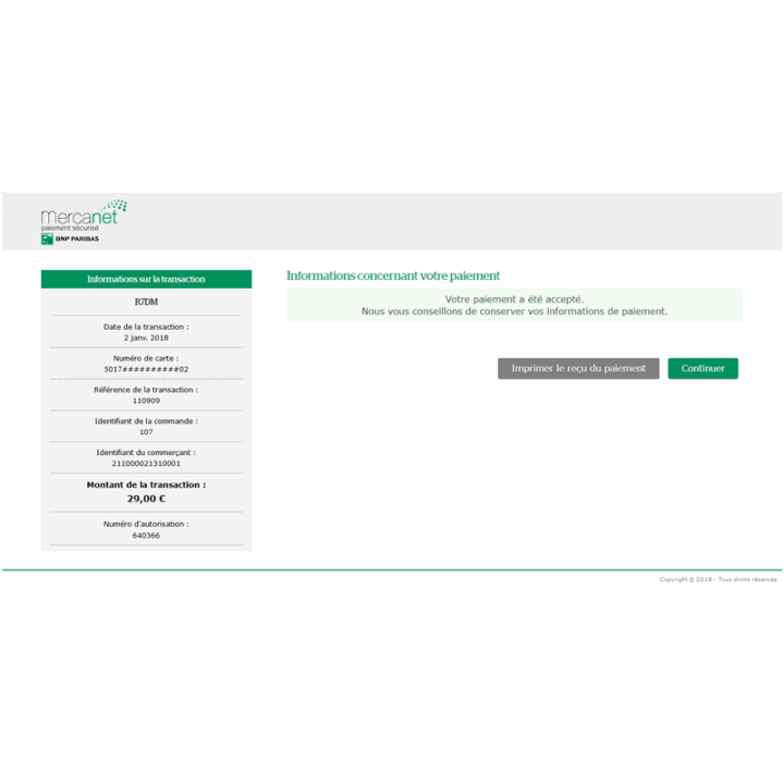 SIPS ATOS banking module Prestashop
