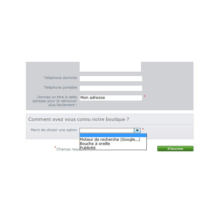 Sondage sur votre boutique Prestashop : "Comment nous avez-vous connu ?"
